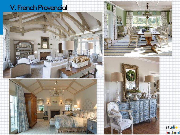 French Provencial style design samples